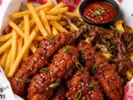 Korean Fried Chicken and Fries (J&E)