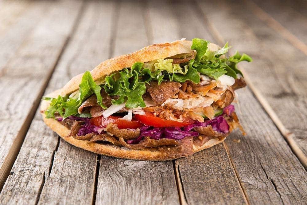 Kebab (Pan De Pita) Pollo, Ternera O Faláfel