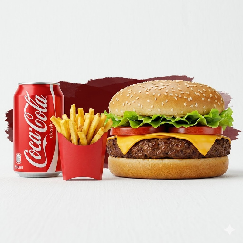 Menú Hamburguesa Doble