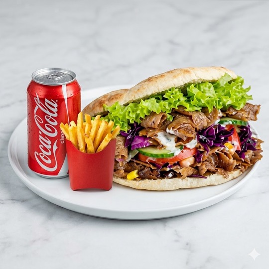 Menú Kebab De Pollo O Ternera