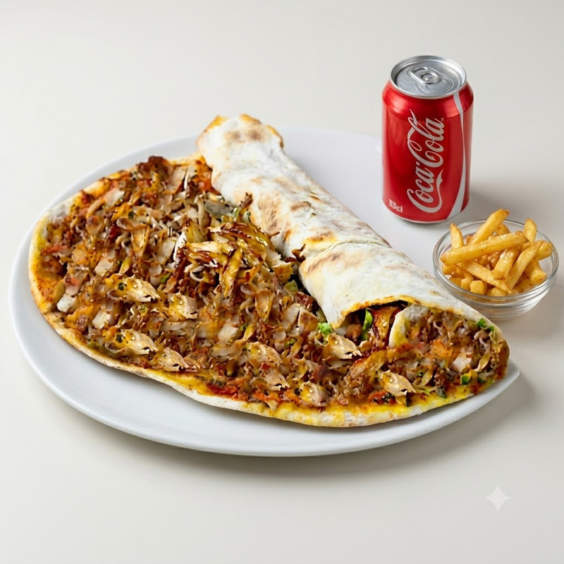 Menú Rollo Pizza Turca