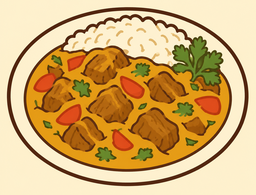 Cordero al Curry/Lamb Curry — Restaurante Golden Curry y Kebab, Córdoba