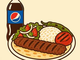 Pepsi 2L — Restaurante Golden Curry y Kebab, Córdoba