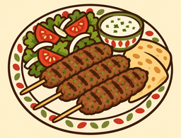 Pinchitos de kefta — Kebab Marrakech, Córdoba