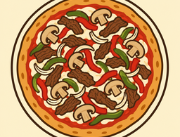Pizza Biff — Restaurante Golden Curry y Kebab, Córdoba