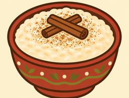 Dibujo: Arroz con leche condensada