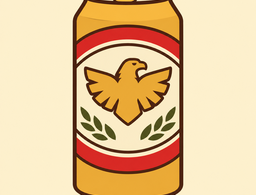 Dibujo: Lata de cerveza Águila