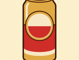 Dibujo: Litro de cerveza Amstel