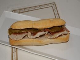 Bocadillo De Lomo, Pimientos Y Jamón Serrano — Mamma leone