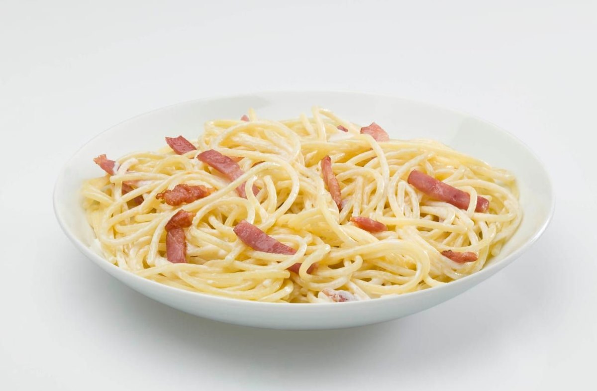 Espaguetis Carbonara — Mamma leone