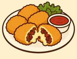 Nuggets de queso y chili