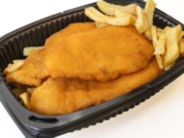 Filetes de pollo empanado) 3 unidades — Serviloli