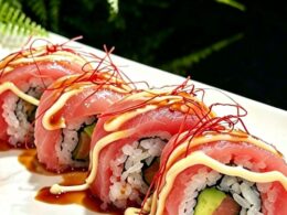 64. Atún Flambeado (8 Pzas.) — Sushi go