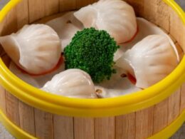 Gyozas de langostinos 4 Uds. 虾饺 — Yakimanzi