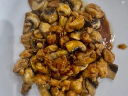 POLLO CON CHAMPIÑONES蘑菇鸡 — Yakimanzi