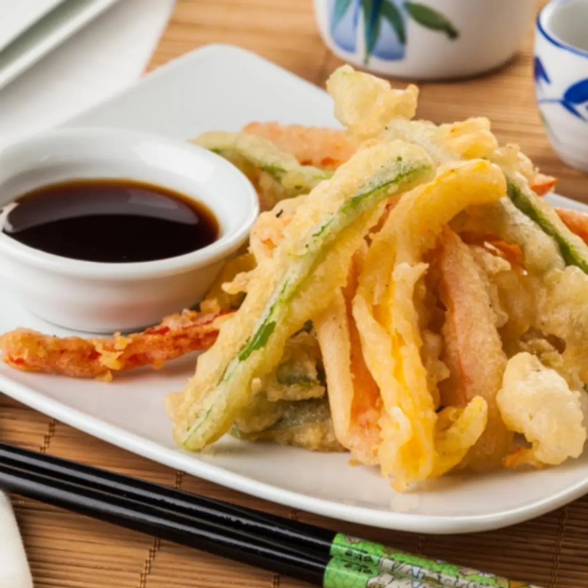 Tempura de verduras 炸蔬菜 — Yakimanzi